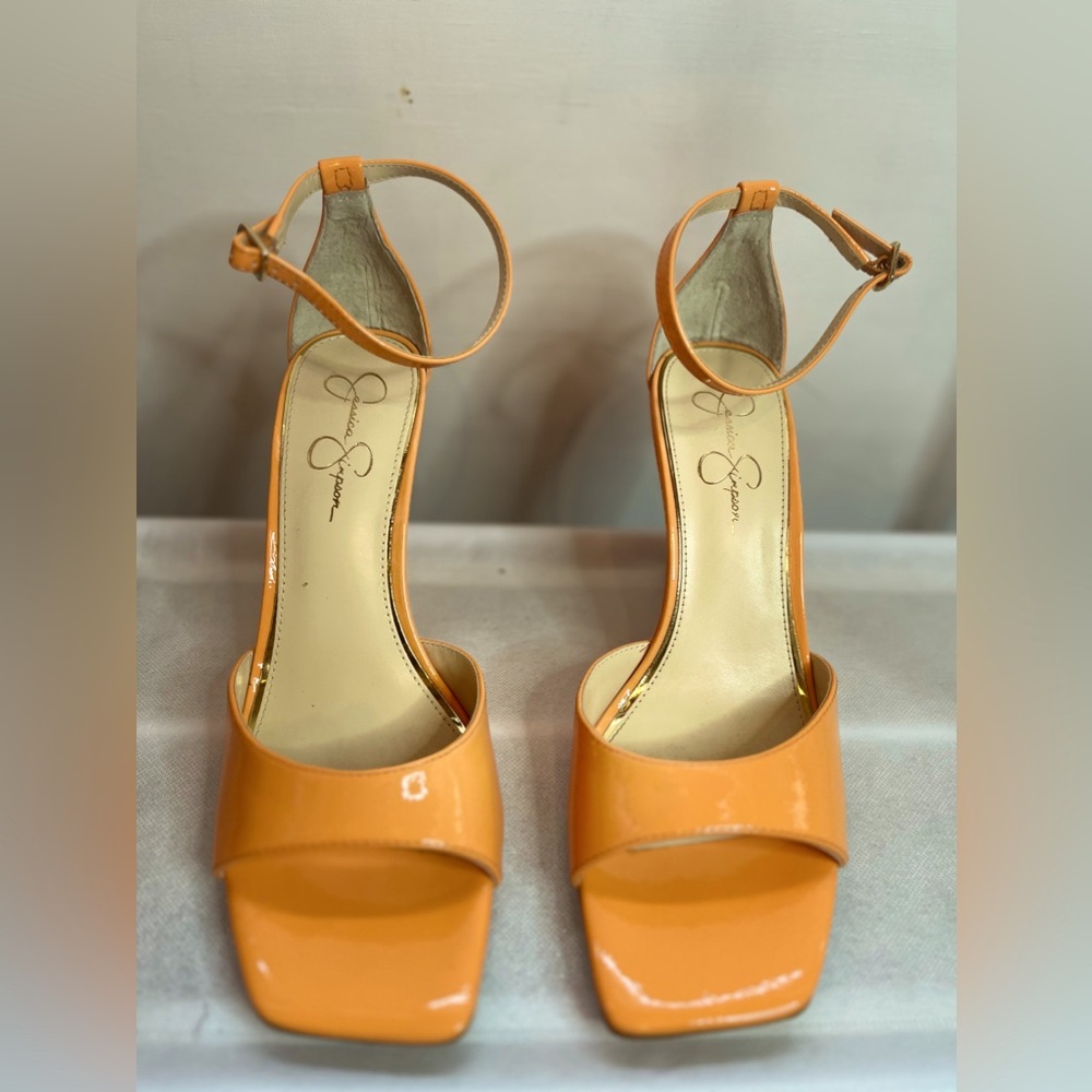 Jessica Simpson Orange Wedges